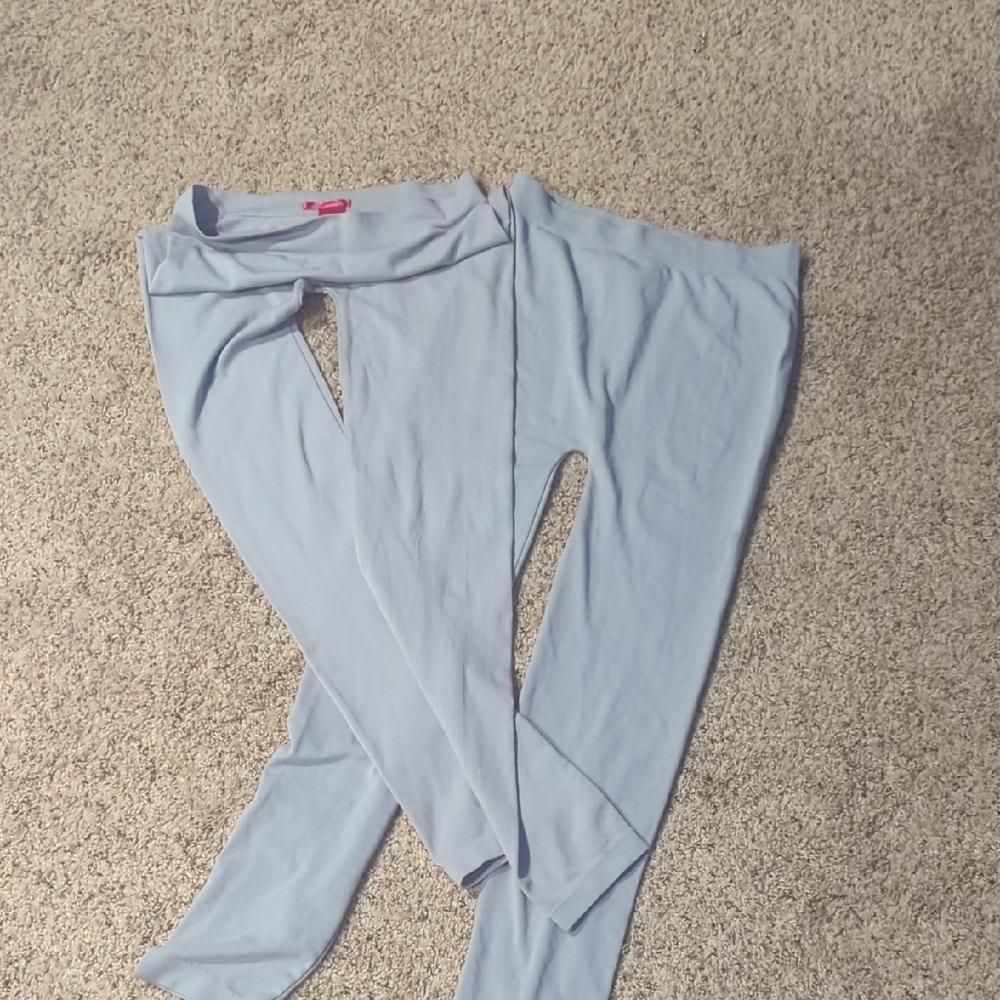 Light Gray And Gray 🩶 Women's Leggings
